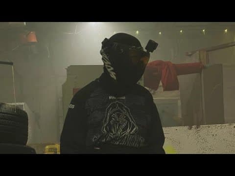 SMOKE COVERED AIRSOFT FIELD