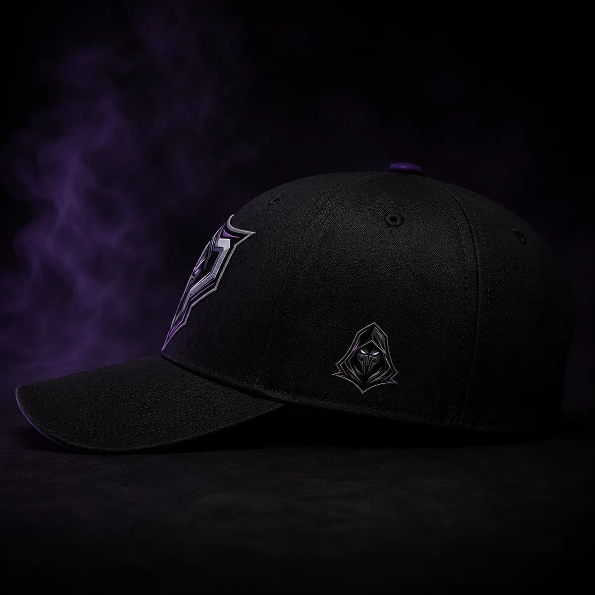 BP curved cap, side
