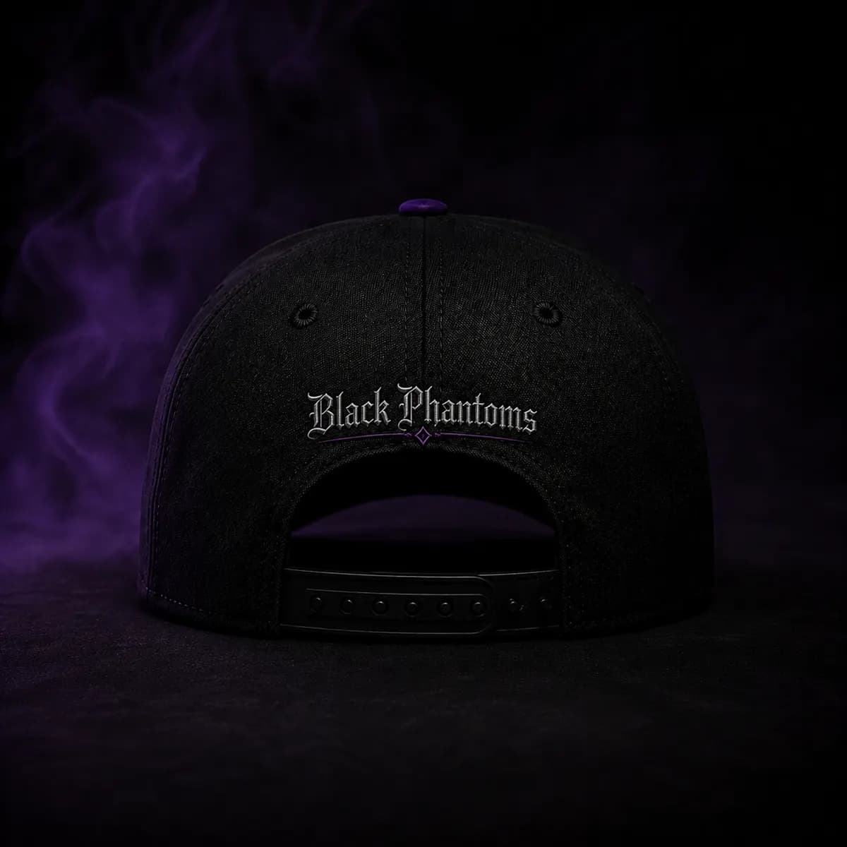 BP flat bill cap, back