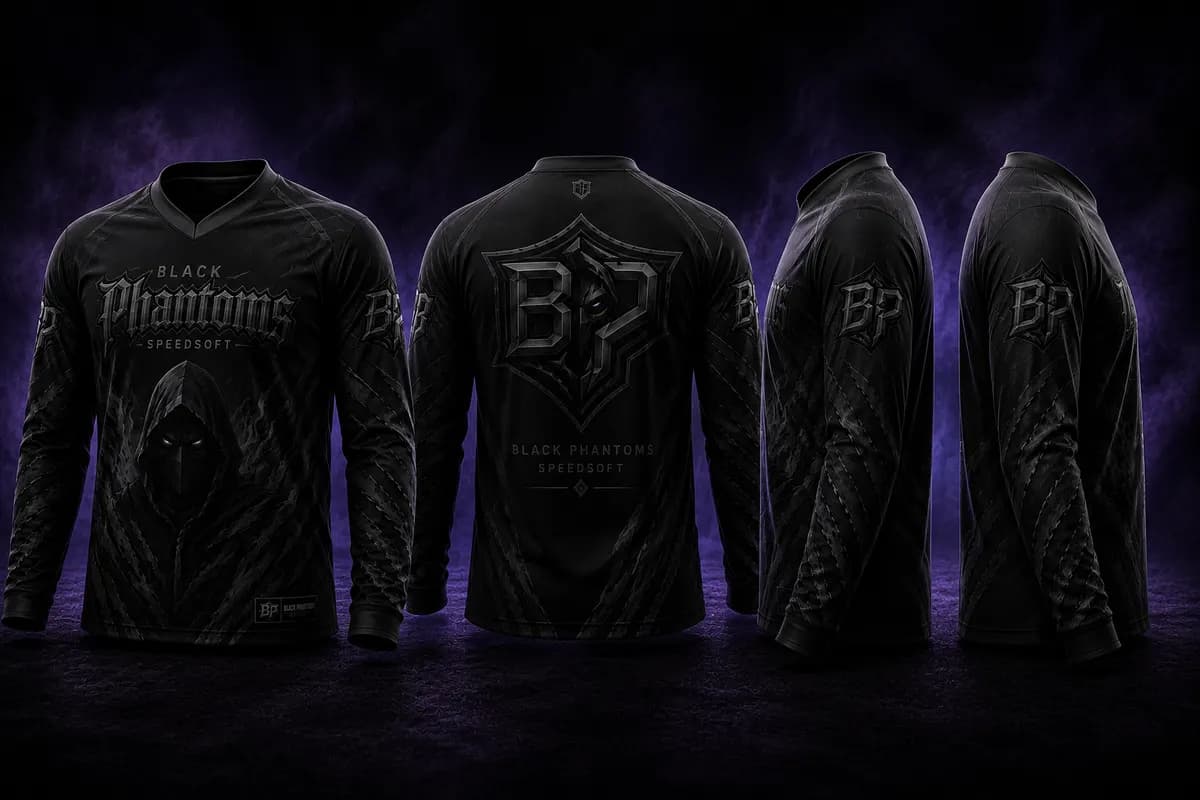 Black Phantoms speedsoft jerseys
